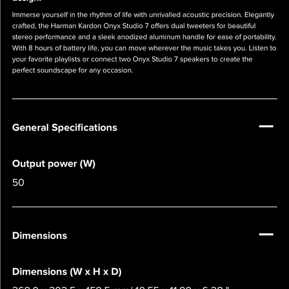 Brand new Harman Onyx studio 7 - Picture 5 of 5